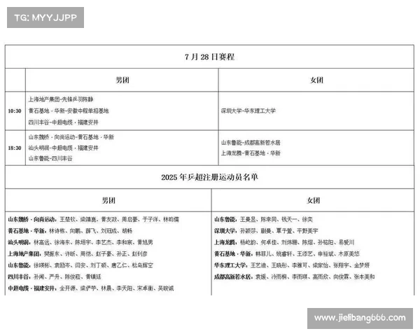2023乒超联赛最新战况激战正酣顶尖对决悬念丛生引爆激情